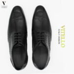 ⁦נעלי עור אלגנטי עם שרוכים של VITELLO⁩ – תמונה ⁦4⁩