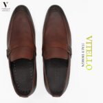 נעלי עור אלגנטי בלי שרוכים של VITELLO – תמונה 3