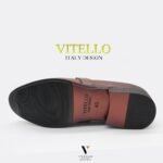 נעלי עור אלגנטי בלי שרוכים של VITELLO – תמונה 7