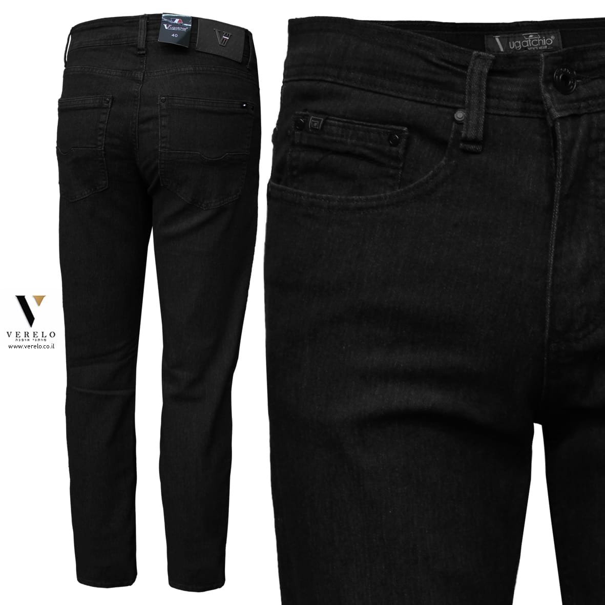 VUG-JEANS-C10.jpg ג'ינס קלאסי לייקרה VUGATCHIO JEANS C10 – תמונה 1