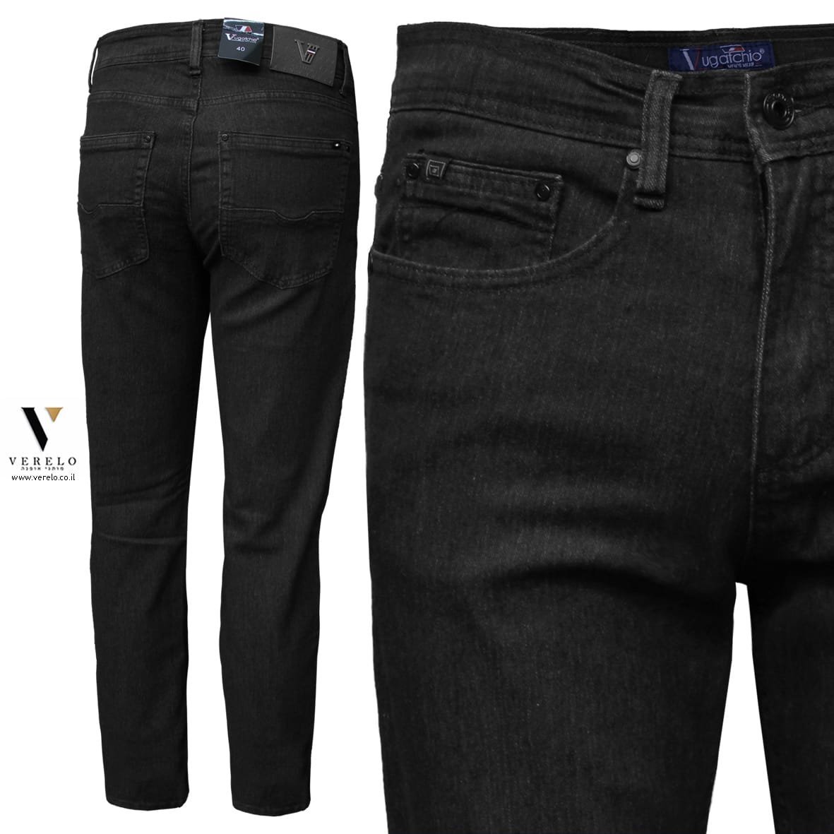 VUG-JEANS-C11.jpg ג'ינס קלאסי לייקרה VUGATCHIO JEANS C11 – תמונה 1