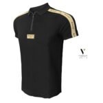 ⁦פולו קצר מעוצב שחור של WJEANS⁩ – תמונה ⁦3⁩