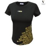 טי שירט של לצעירות WJEANS TS2022-BLACK – תמונה 2