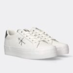 נעלי ספורט אופנתיות לנשים של CALVIN KLEIN YW0YW01222-WHITE/SILVER
