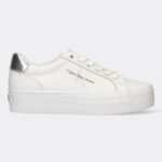 ⁦נעלי ספורט אופנתיות לנשים של CALVIN KLEIN YW0YW01222-WHITE/SILVER⁩ – תמונה ⁦6⁩