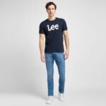 טי-שירט ניביי עם הדפס לוגו LEE – תמונה 3