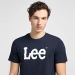 טי-שירט ניביי עם הדפס לוגו LEE – תמונה 5