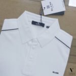 פולו קצר לבן לגברים של BLANK – תמונה 5