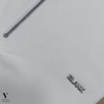 ⁦פולו קצר לבן חלק לגברים של BLANK⁩ – תמונה ⁦4⁩