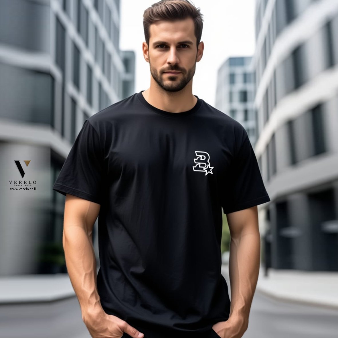 BLANK LONDON-BLM260004-BLACKWHITE-2 טי שירט אוברסייז של BLANK LONDON – תמונה 1