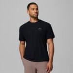 חולצת טי שחור של COLUMBIA Chill Creek Knit