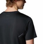 חולצת טי של קולומביה בצבע שחור עם שוליים – תמונה 4