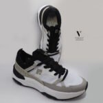 נעליים גרב לבן עם שרוכים EMPORIO VALENTINI