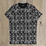 ⁦חולצת טי מעוצבת שחור של GIORGIO BELLINI⁩ – תמונה ⁦3⁩