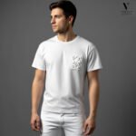 ⁦טי שירט לבן עם כיס של WJEANS⁩ – תמונה ⁦3⁩