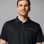 חולצת פולו שחור של COLUMBIA UTILIZER