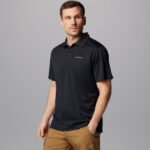חולצת פולו שחור של COLUMBIA UTILIZER – תמונה 2