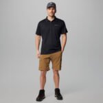 חולצת פולו שחור של COLUMBIA UTILIZER – תמונה 3