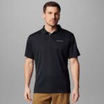 חולצת פולו שחור של COLUMBIA UTILIZER – תמונה 5