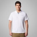 חולצת פולו לבן של COLUMBIA UTILIZER – תמונה 2