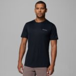 חולצת טי טכנית קלה שחורה של Columbia Zero Rules