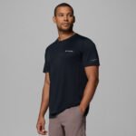 ⁦חולצת טי טכנית קלה שחורה של Columbia Zero Rules⁩ – תמונה ⁦4⁩