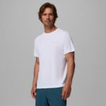 ⁦חולצת טי טכנית קלה לבן של Columbia Zero Rules⁩ – תמונה ⁦4⁩