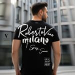 ⁦טי שירט בעיצוב בגב של ROBERTO VINO⁩ – תמונה ⁦3⁩