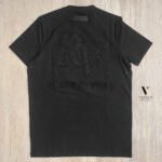 ⁦טי שירט שחור מעוצב ריקמה של ROBERTO VINO⁩ – תמונה ⁦3⁩