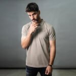 פולו קצר מבד סריג של VALERIO