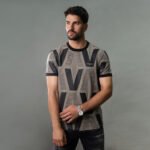 טי-שירט מעוצב כותנה של VALERIO