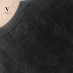 טי-שירט שחור מבד סריג של GIORGIO BELLINI – תמונה 5