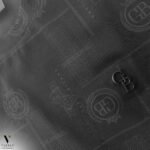 טי-שירט שחור מבד סריג של GIORGIO BELLINI – תמונה 6