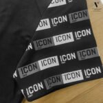 ⁦טי-שירט שחור מעוצב של 10-ICON ITALY⁩ – תמונה ⁦5⁩