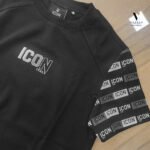 ⁦טי-שירט שחור מעוצב של 10-ICON ITALY⁩ – תמונה ⁦7⁩