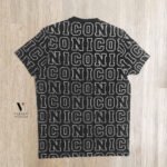⁦טי-שרט מעוצב שחור של ICON PARIS⁩ – תמונה ⁦4⁩
