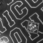 ⁦טי-שרט מעוצב שחור של ICON PARIS⁩ – תמונה ⁦6⁩