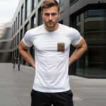 טי-שרט לבן כותנה של ICON PARIS