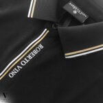 ⁦פולו קצר שחור של ROBERTO VINO⁩ – תמונה ⁦7⁩