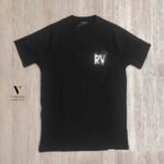 ⁦טי שירט שחור עיצוב מודפס של ROBERTO VINO⁩ – תמונה ⁦4⁩