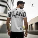 ⁦טי שירט לבן עיצוב מודפס של ROBERTO VINO⁩ – תמונה ⁦2⁩