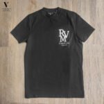 ⁦טי שירט שחור עיצוב ריקמה של ROBERTO VINO⁩ – תמונה ⁦4⁩