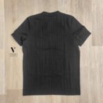 טי שירט שחור מבד סריג של ROBERTO VINO – תמונה 3