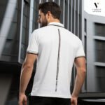 פולו קצר לבן של ROBERTO VINO – תמונה 2