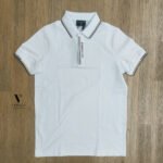 פולו קצר לבן של ROBERTO VINO – תמונה 3