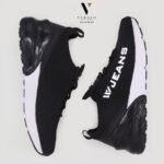 ⁦נעלי גרב עם שרוכים שחור מעוצב של WJEANS⁩ – תמונה ⁦3⁩