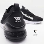⁦נעלי גרב עם שרוכים שחור מעוצב של WJEANS⁩ – תמונה ⁦2⁩