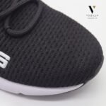 ⁦נעלי גרב עם שרוכים שחור מעוצב של WJEANS⁩ – תמונה ⁦4⁩
