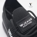 ⁦נעלי גרב עם שרוכים שחור מעוצב של WJEANS⁩ – תמונה ⁦6⁩