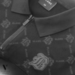 ⁦פולו קצר מעוצב שחור לגברים של BLANK⁩ – תמונה ⁦6⁩